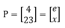 key matrix all the values in the decryption formula