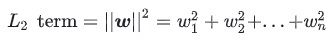 L2 regularization