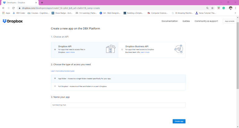 Uploading files using Dropbox-API in Python - CodeSpeedy