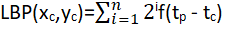 find LBP by the following formula