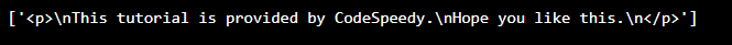 re.DOTALL in Python