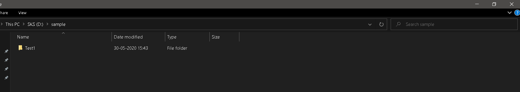 remove empty directories of a path recursively