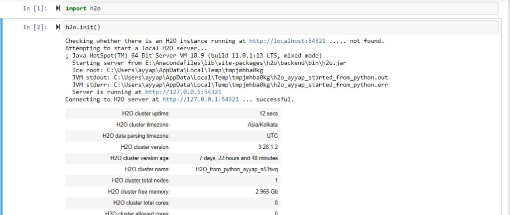 Classification use cases using h2o in Python and h2oFlow - CodeSpeedy