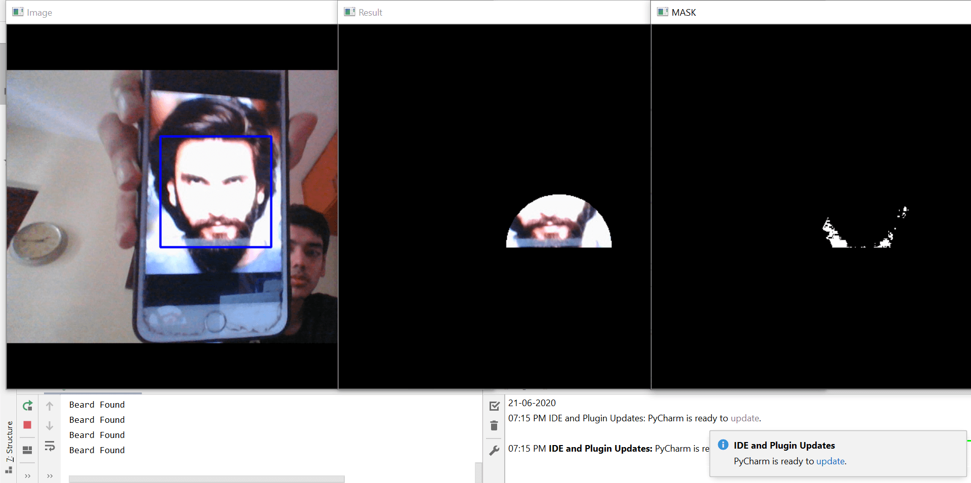 Beard detection in Python