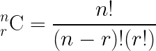 Combination formula