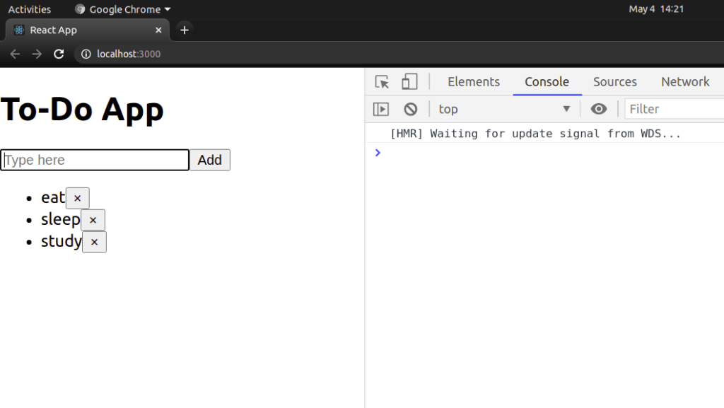 How to display lists in React Js (Todo app) - CodeSpeedy