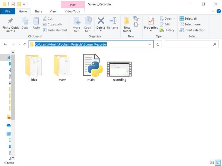Screen Recorder using Python - CodeSpeedy