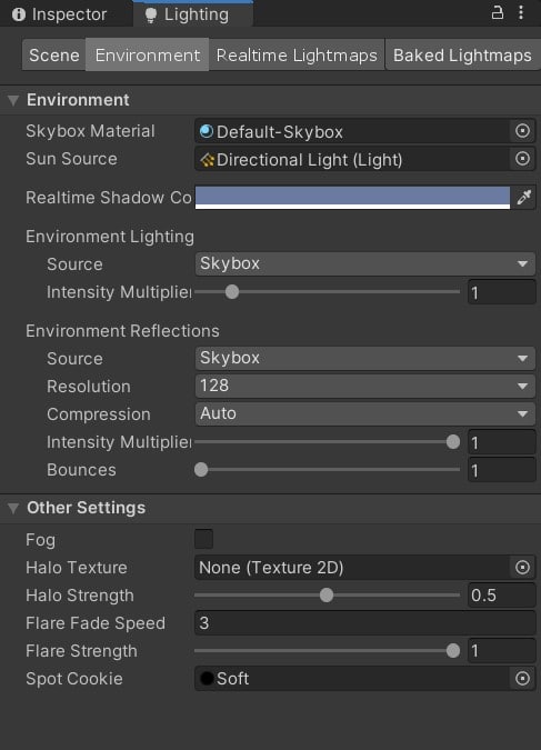 environment unity3D