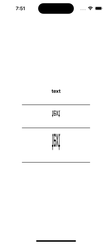 Flip the View Vertically SwiftUI scaleEffect