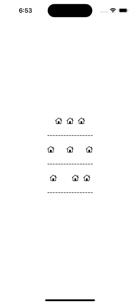 Using the padding modifier for giving individual space to each subview