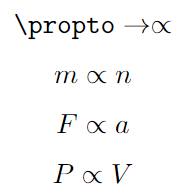 proportional to with default command