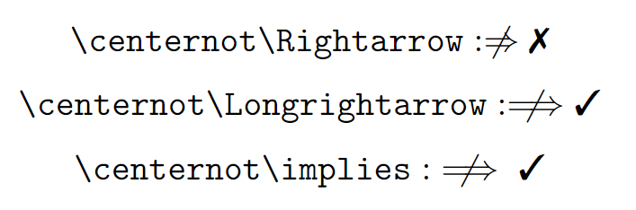 Does not imply symbol.