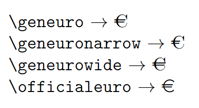 euro symbols.
