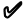 \usym{2705}