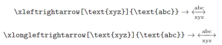 Text above and below of left-right arrow symbol.