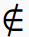 $\nin$