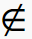 $\notin$