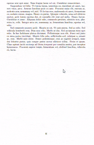 continuous page numbering.
