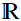 $\varmathbb{R}$