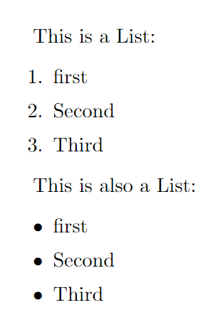 Set vvertical space between items in list.