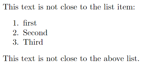 leave space around the whole list but remove space between list items.