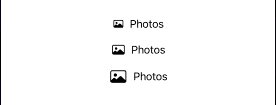 Changing the size of the Text and Icon using imageScale()