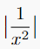 \big| \frac{1}{x^2} \big|