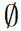 \emptyset