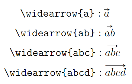 responsive arrow over multiple letters.