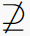 \not\supseteq