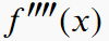 f^{\qprime}(x)