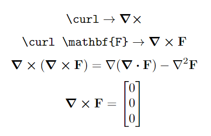 curl operator with physics package.