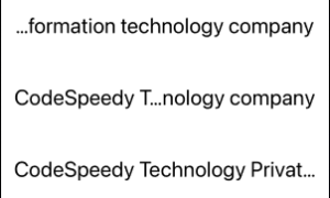 Customizing Truncating position of a Text
