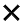 \usym{2715}