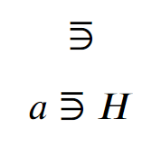 Contains with Overbar.
