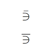 Contains with Overbar.