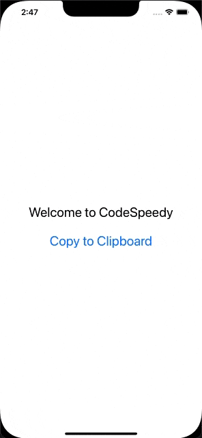How to copy text to the clipboard in SwiftUI