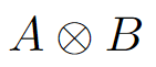 Tensor Product in LaTeX