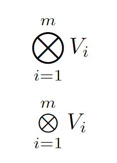 Tensor Product with limits.