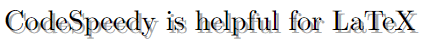 add shadow to text in LaTeX