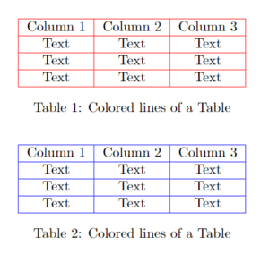Table Colour Line Format Html How to change the rules (line) color of a table in LaTeX? - CodeSpeedy