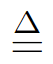 delta equal to symbol