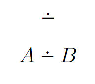 dot minus symbol.
