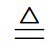 equal by definition symbol in LaTeX