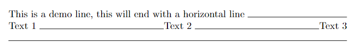 horizontal line.