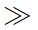 much greater than symbol in LaTeX