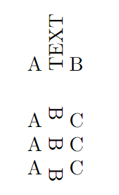rotate a letter or text.