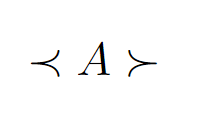 succeeds and precedes symbol.