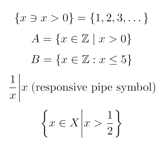such that symbol.