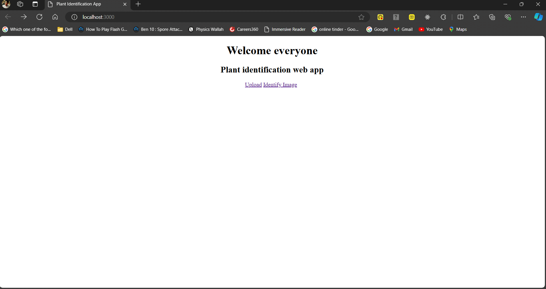 Create a web application to determine the presence of the image in ...